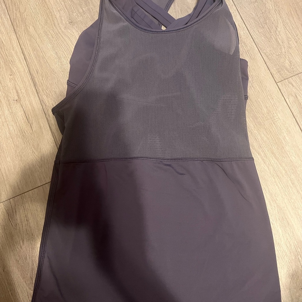 lululemon athletica Gray Tank Top